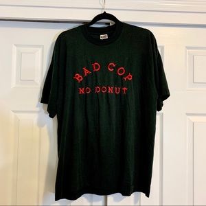Bad Cop No Donut Vintage Embroidered Tee